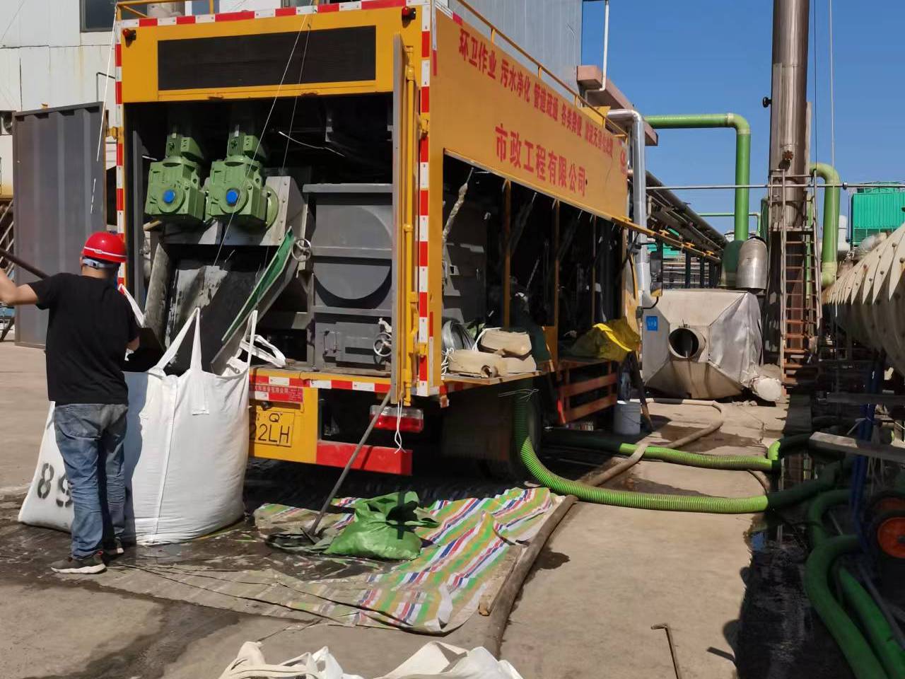 惠州淤泥压干处理